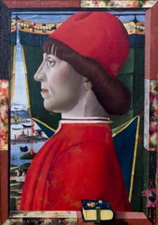 Porträt eines jungen Verlobten oder Bräutigams